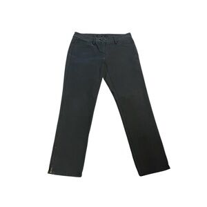 Theory Woman’s Charcoal Slim-Fit Ankle Pants  Size 4